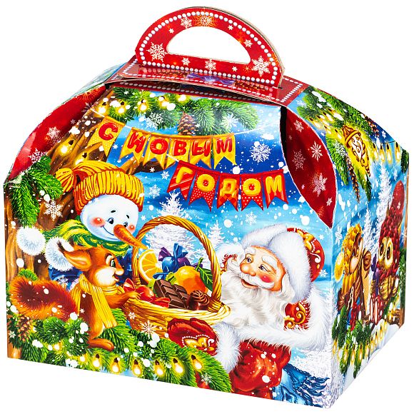 Сладкий новогодний подарок Сундук лакомств
