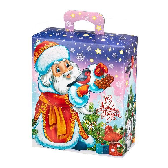 Сладкий новогодний подарок На лесной опушке Дедушка Мороз